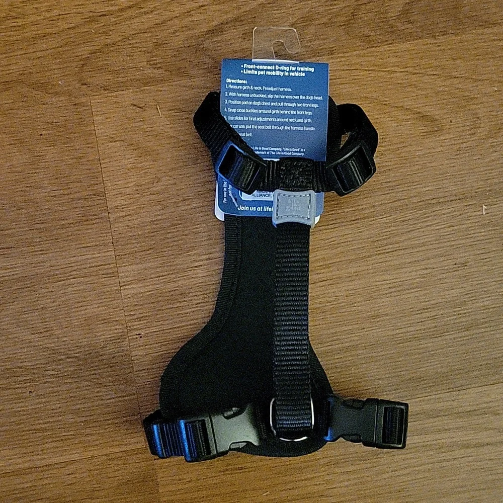 Life Is Good Rocket Dog Harness Royal Blue Yellow Black Plush Padded sz XS NEW…